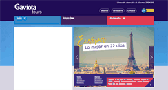 Desktop Screenshot of gaviotatours.com